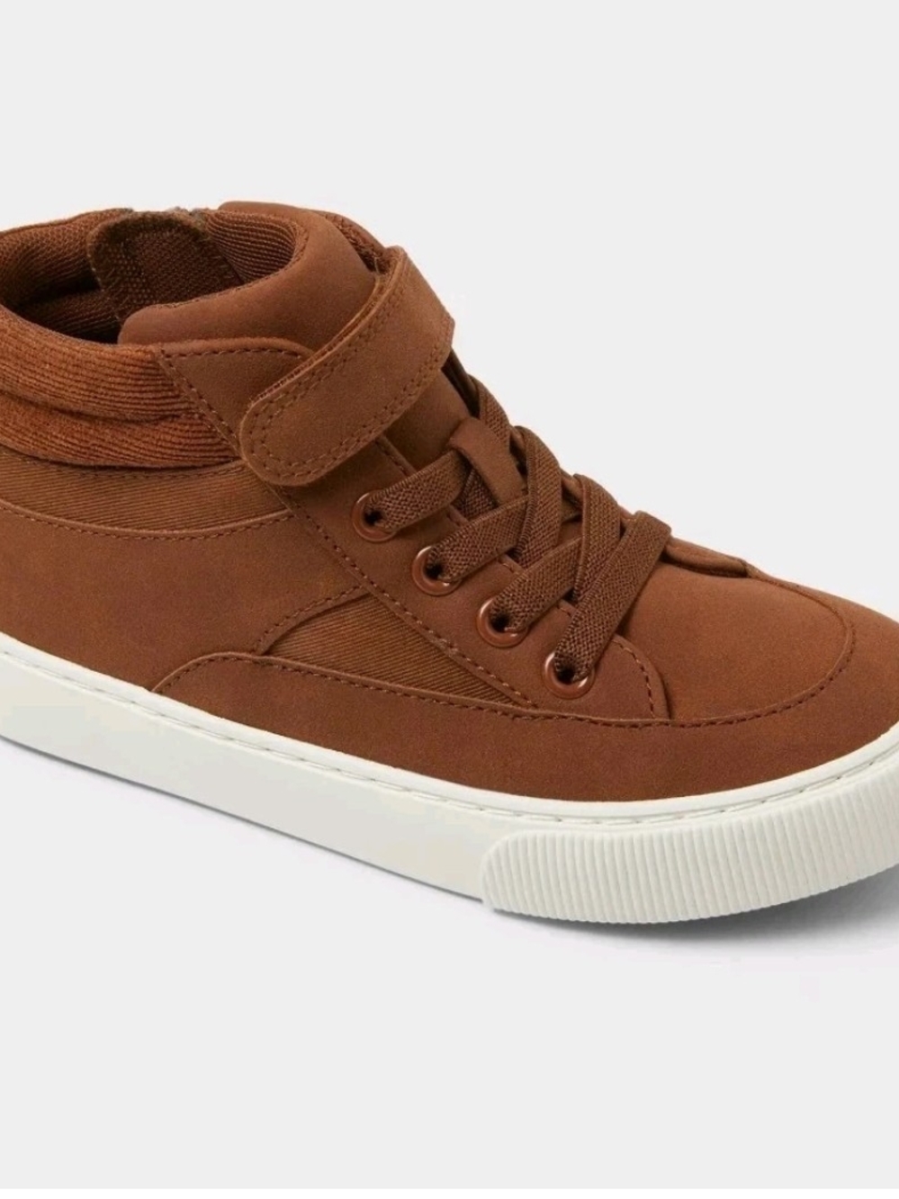 Kid's High-Top Casual Roberts Sneakers in Brown